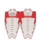 thumbnail image 1 of Cordones de zapatos con cordones elásticos de silicona impermeables para zapatillas de deporte para niños y adultos Ormromra LRWJ775-1, 1 of 6