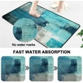 thumbnail image 3 of Bathroom Rugs Non Slip Washable,Large Rubber Quick Dry Thin Bathroom Rug Mat Fit Under Door, Bathroom Floor Mats Shower Rug for in Front of Bathtub,Shower Room,Sink(17"x32", Turquoise), 3 of 6