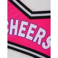 thumbnail image 6 of CHICTRY 2Pcs Girls Cheerleading Outfit Cropped Top with Skirt Set Dancewear,Sizes 6-16, 6 of 7