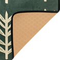 thumbnail image 3 of Yayeee Area Rugs for Living Room 5.2'x4' Non Slip Washable Bedroom Floor Carpet, Dark Green Leaves, 3 of 5
