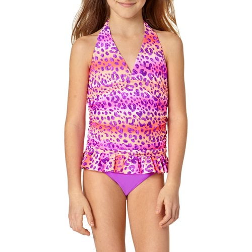 girls cheetah swimsuit