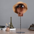thumbnail image 2 of Mannequin Modèle Tête Perruques Lunettes Chapeaux Mannequin Présentoir Café, 2 of 9