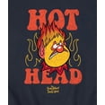 thumbnail image 3 of The Year Without a Santa Claus - Heat Miser Hot Head - Men's Crew Fleece Sweatshirt, 3 of 5