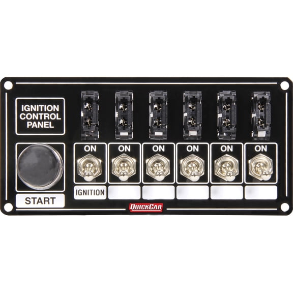 Ignition Panel Black Fused w/Start Button