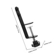 thumbnail image 2 of OUNONA 2Pcs Mount Clamp Desktop Pegboard Stand Black Tool Organization Workshop, 2 of 8