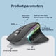 thumbnail image 5 of Ratón Inalámbrico Bluetooth 5.0 Mouse 2.4G Ratón Óptico Portátil Inalámbrico Ratones Ergonómicos para Computadora de Mano Derecha Negro, 5 of 5
