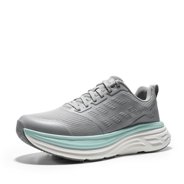 Zapatillas para caminar para mujer NORTIV 8 gris talla 9.5 cómodas
