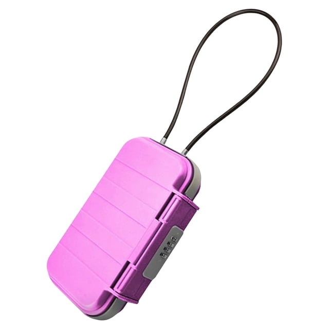 Hearth & Gear The Portable Is Equipped With A Small Combination Lock Heavy Duty Alloy Storage Containers With Secure Combination Lock For Home Organization And Space Saving Clear Canisters Clear