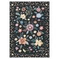 thumbnail image 4 of Washable Area Rug Non Slip, 5' x 7' Ultra Soft Low Pile Boho Floral Carpet for Living Room Bedroom, Polyester with TPR Backing, 4 of 8