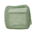 thumbnail image 1 of Unique Bargains 1 Pc Bolsa de Maquillaje de Cuadrícula Duradera Verde Matcha de Poliéster, 1 of 1
