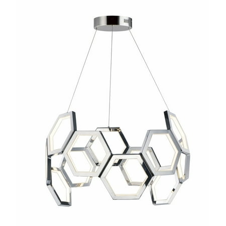 

E24893-PC-ET2 Lighting-Polygon-70W 1 LED Pendant-30 Inches wide by 17.5 inches high