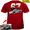 Red, variant on Dirt racing Personalized T-shirt, Dirt track racing custom photo & number t-shirt,father's day Xmas gift for car guys Print on the back (BK311)