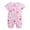 Pink, variant on Otqutp Comfy Jumpsuit for 0 to 3 Years Toddler Boys And Girls Casual Short Sleeve Short Romper Bodysuits 1Piece Girls Outfits