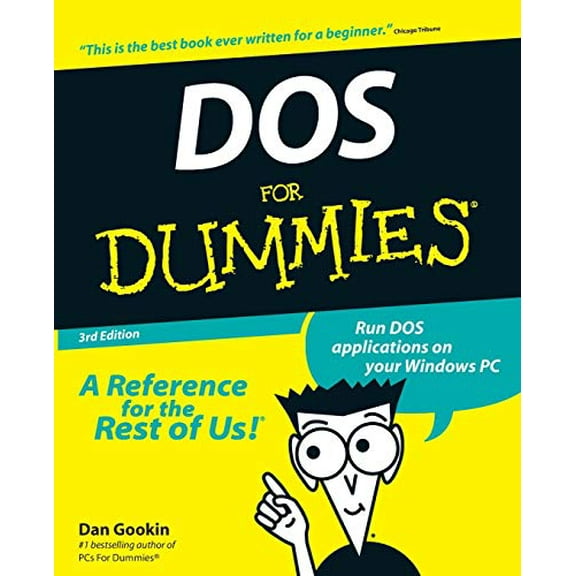 Pre-Owned DOS For Dummies 3e (Paperback) 0764503618 9780764503610