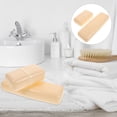 thumbnail image 2 of Estuche portátil de viaje para cepillos de dientes, 2 unidades, con funda y jabonera, contenedor multifuncional para guardar cepillos de dientes y pasta de dientes, ideal para camping y escuela, 2 of 8