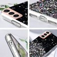thumbnail image 5 of Compatible with Samsung Galaxy S21 FE 5g Case Clear Glitter Silicone, Phone Case for Samsung S21 FE Case Glitter Sparkle Pink Shockproof Thin Cover (Black), 5 of 14