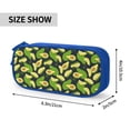 thumbnail image 4 of Vsdgher Fresh Avocado Print Large Capacity Pencil Case Pouch with Zipper, Portable Aesthetic Big Capacity Pencil Cases Pen Office Travel Stationery Bag, 4 of 8