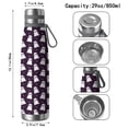 thumbnail image 3 of Halloween Pattern 29oz Stainless Steel Insulated Thermos with Tea Filter, 360° Printed Travel Bottle, Leakproof BPA-Free Flask with Anti-Slip Base, 304 Inner & 201 Outer, Vacuum Cup, 3 of 6