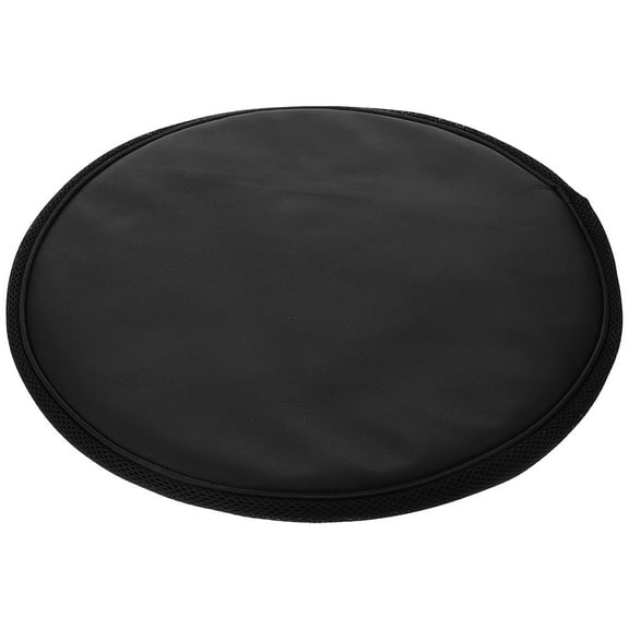 OFFIGAM African Drum Cover Black PU Material Grime Resistant Sound Dampener