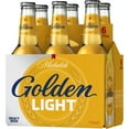 thumbnail image 3 of Michelob Golden Light Golden Light Draft American Lager Beer 6 pack 12 fl oz Glass Bottles 4.1% ABV, 3 of 6
