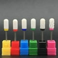 thumbnail image 2 of Lubelski Electric Nail File Round End Drill Bit Cuticle Clean Polishing Manicure Tool, 2 of 7