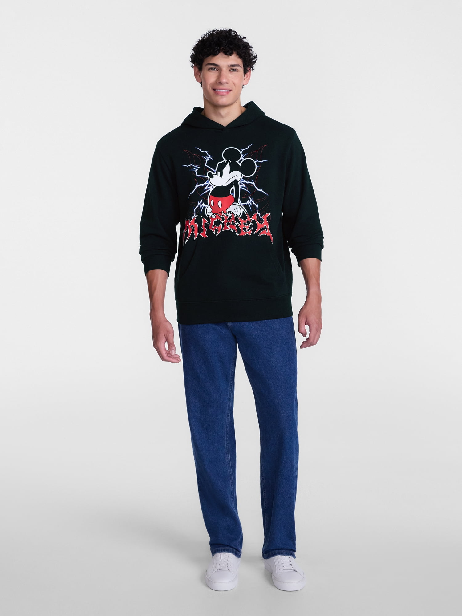 Mickey Mouse Men's and Big Men's Hoodie Sweatshirt, Sizes XS-5XL