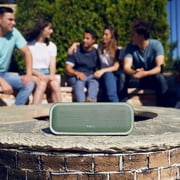 DOSS Bluetooth Speaker, SoundBox Pro+ Wireless Bluetooth Speaker with 24W Impressive Sound, Booming Bass, IPX6 Waterproof, 15Hrs Playtime, Wireless Stereo Pairing, Mixed Colors Lights, 66 FT- Green