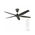 thumbnail image 1 of Ventilador De Techo Artlite Industrial ABS Negro Mate 5 Aspas 56'' Control Remoto Ave-201 35w, 1 of 6