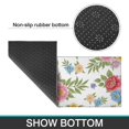 thumbnail image 6 of Pioneer Flower Floral Print Pattern Kitchen Rugs Sets Of 2, Anti Fatigue Non Slip Washable Floor Mats for Kitchen Sink Laundry, 17X30 Inch + 17X47 Inch, 6 of 6