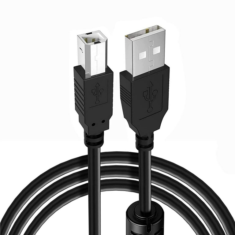 Commercial Electric 10 ft. USB to Printer Cable, Black MS0059-B - The Home  Depot