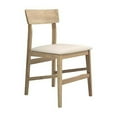 thumbnail image 2 of Progressive Furniture Nori 5 Piece Wood Dining Table Set w/ 4 Chairs Tan/Natural, 2 of 6