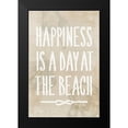 thumbnail image 2 of PI Galerie 13x18 Black Modern Framed Museum Art Print Titled - Happiness is a day at the Beach, 2 of 5
