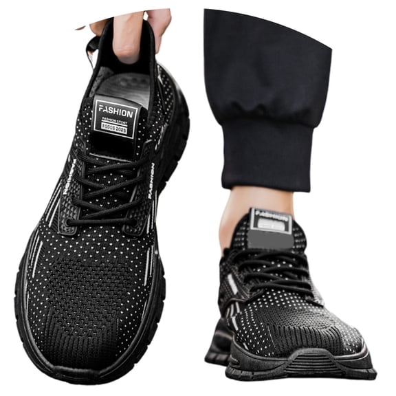 Mens Sneakers Mesh Sneakers Running Shoes Casual Footwear Slip On Lightweight For Men Daily Sports Wear ,Us Size:7.5