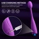 thumbnail image 4 of 1pc IPX7 Waterproof G-Spot Vibrator for Clitoris, Nipples, and Vagina - Finger Shaped Massager with Luminous Tail for Adult Female Sex Toys, 4 of 4