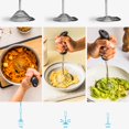 thumbnail image 2 of Sueño de granja de sueños | Triturador de patatas y verduras de acero inoxidable con una sola mano con agarre suave y raspador de cuencos | Negro, 2 of 5