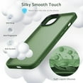 thumbnail image 2 of Designed for iPhone 15 Case, [Support Wireless Charging] Soft Silicone Slim Anti-Scratch Phone Case Cover for iPhone 15 6.1 inch, Green, 2 of 12