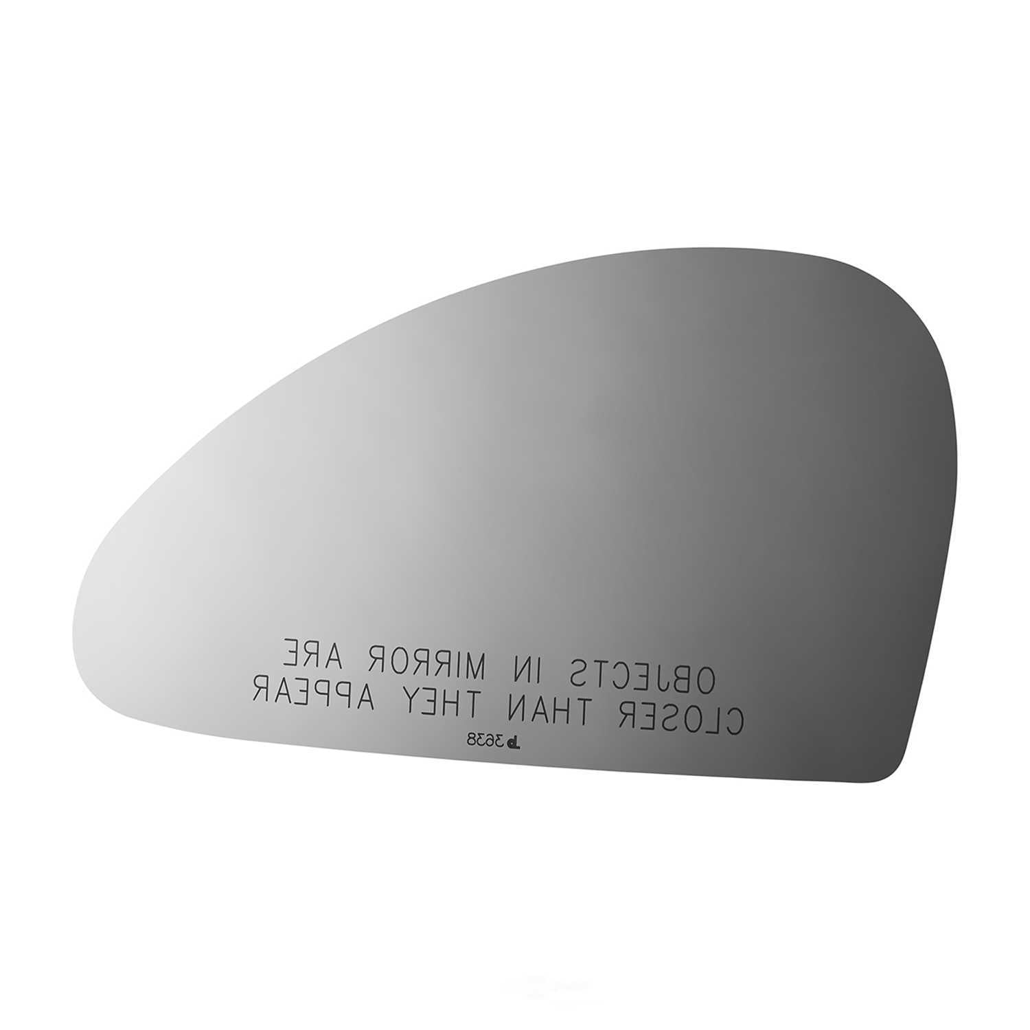 Burco Side View Mirror Replacement Glass - Clear Glass - 3638