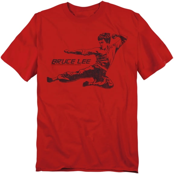 Bruce Lee T-Shirt Line Kick Unisex Graphic Tee For Men & Women