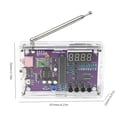 thumbnail image 3 of Kit De Montaje De Radio Fm Kit de montaje de radio FM RDA5807S Kit de radio electrónico con pantalla de tubo Nixie 87-108MHz, 3 of 6