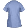 thumbnail image 2 of Panda Uniform by HeedFit Unisex Two-Pocket Button-Front Scrub Top – 7XL Sky Blue, 2 of 4