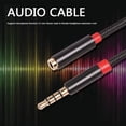 thumbnail image 3 of CNKOO Rallonge Audio 3m 3.5mm Haut-Parleur Câble aux Mâle à Femelle, 3 of 7