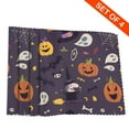 thumbnail image 2 of DouZhe Polyester Set de 4 Sets de Table, Halloween Citrouilles Sorcière Motif Résistant à la Chaleur Place Mats pour Table à Manger, 12 "x 18", 2 of 6