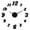 Black, variant on Numbers With Heart Silhouette Frameless Wall Clock Stickers, DIY Modern Decorative Clocks for Living Room, Bedroom, Office - Easy to Install, Large 3D Clock Design (Black,27in)