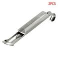 thumbnail image 1 of facefd 2 Pieces 304 Stainless Steel Tea Infuser Tea leaf filter Resuable Loosen Tea Leaf Filter Herbal Spice Holder Strainer Brewing Tools, 1 of 9