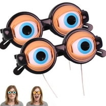 Blinking Glasses with Eyes, Funny Crazy Eyes Blinking Glasses, Novelty Shaking Eye Glassess, Gifts for Party (Classic)