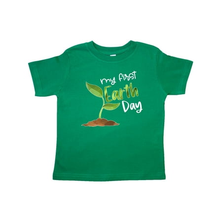 

Inktastic My 1st Earth Day Sprouting Plant Gift Toddler Boy or Toddler Girl T-Shirt