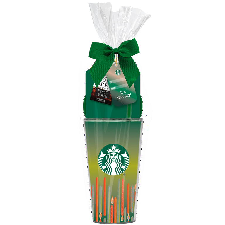 Starbucks Cold Cup with Iced Coffee Gift Set (Style Will Vary)