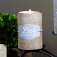 thumbnail image 2 of Pavilion Gift Company Pavilion-Love You-Realistic LED Flame Candle, Bronze, 2 of 8