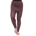 thumbnail image 1 of (Marron, 3TG) - White Mark Leggings pour Femmes avec Jupe, 1 of 3