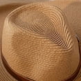 thumbnail image 6 of Yesbay Cowboy Hat for Men Women Western Party Straw Cowgirl Hat Classic Roll Up Fedora Hat with Buckle Belt, 6 of 7